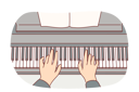 پیش‌نمایش فایل hands-of-pianist-playing-classical-composition-on-piano-10616425 از پک فعالیت افراد