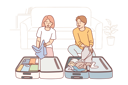 پیش‌نمایش فایل man-and-woman-preparing-to-go-on-trip-10616430 از پک فعالیت افراد