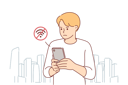 پیش‌نمایش فایل man-suffers-from-poor-internet-connection-10616444 از پک فعالیت افراد