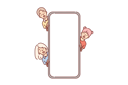 پیش‌نمایش فایل children-near-giant-phone-with-empty-screen-10616534 از پک فعالیت افراد
