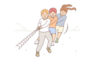 پیش‌نمایش فایل happy-kids-pull-rope-together-10616525 از پک فعالیت افراد