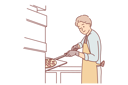 پیش‌نمایش فایل man-chef-prepares-pizza-10616503 از پک فعالیت افراد
