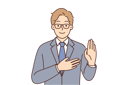 پیش‌نمایش فایل man-politician-put-hand-on-heart-giving-oath-of-allegiance-when-entering-public-service-10616527 از پک فعالیت افراد