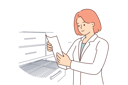 پیش‌نمایش فایل woman-doctor-stands-in-archive-of-hospital-and-takes-out-patient-questionnaire-from-closet-10616518 از پک فعالیت افراد