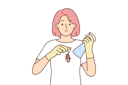 پیش‌نمایش فایل embarrassed-woman-holding-cockroach-and-spray-bottle-10616345 از پک فعالیت افراد
