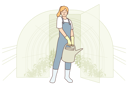 پیش‌نمایش فایل woman-gardener-holds-watering-can-10616361 از پک فعالیت افراد