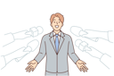 پیش‌نمایش فایل man-politician-gives-interview-to-reporters-standing-near-hands-with-microphones-10616280 از پک فعالیت افراد
