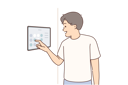 پیش‌نمایش فایل man-controls-smart-home-system-using-digital-panel-hanging-on-wall-to-turn-iot-devices-on-and-off-10616291 از پک فعالیت افراد