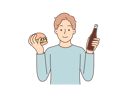 پیش‌نمایش فایل man-with-hamburger-and-soda-offers-fast-food-snack-or-street-restaurant-with-delicious-sandwiches-10616289 از پک فعالیت افراد