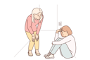 پیش‌نمایش فایل teen-girl-is-crying-sitting-on-floor-in-corridor-near-sister-who-wants-to-console-frustrated-peer-10616315 از پک فعالیت افراد