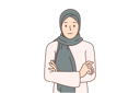 پیش‌نمایش فایل arab-woman-in-hijab-stands-with-arms-crossed-10688107 از پک فعالیت افراد