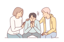 پیش‌نمایش فایل friends-console-depressed-man-suffering-from-stress-after-breaking-up-with-girlfriend-10688086 از پک فعالیت افراد