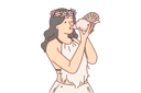 پیش‌نمایش فایل polynesian-woman-living-on-cook-island-uses-seashell-10688102 از پک فعالیت افراد