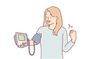 پیش‌نمایش فایل woman-with-blood-pressure-monitor-rejoices-to-see-normalization-of-pulse-10688081 از پک فعالیت افراد
