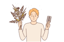 پیش‌نمایش فایل allergic-man-with-flowers-and-pills-10688150 از پک فعالیت افراد
