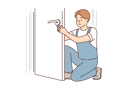 پیش‌نمایش فایل man-repairs-door-by-changing-lock-10688144 از پک فعالیت افراد