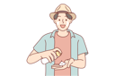 پیش‌نمایش فایل man-with-sunscreen-stands-in-beach-10688137 از پک فعالیت افراد