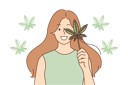 پیش‌نمایش فایل woman-holds-cannabis-leaf-10688124 از پک فعالیت افراد
