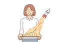 پیش‌نمایش فایل businesswoman-with-graph-10688151 از پک فعالیت افراد