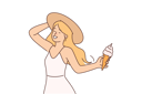 پیش‌نمایش فایل girl-with-ice-cream-in-waffle-cone-10688165 از پک فعالیت افراد