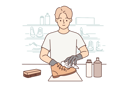 پیش‌نمایش فایل man-shoemaker-cleans-client-leather-boots-in-professional-shoe-shop-10688174 از پک فعالیت افراد
