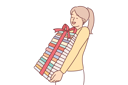 پیش‌نمایش فایل girl-with-books-with-gift-bow-rejoices-at-opportunity-to-gain-knowledge-10688068 از پک فعالیت افراد