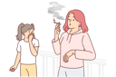 پیش‌نمایش فایل woman-smoking-cigarette-making-daughter-passive-smoker-10688052 از پک فعالیت افراد