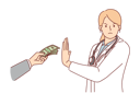 پیش‌نمایش فایل doctor-does-not-accept-bribe-money-10685051 از پک فعالیت افراد
