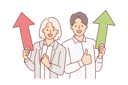 پیش‌نمایش فایل team-members-are-showing-business-targets-10685062 از پک فعالیت افراد