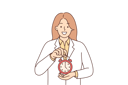 پیش‌نمایش فایل doctor-is-holding-alarm-clock-10687548 از پک فعالیت افراد