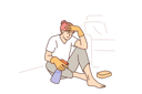 پیش‌نمایش فایل housewife-is-irritated-due-to-domestic-work-10687537 از پک فعالیت افراد
