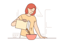 پیش‌نمایش فایل woman-is-eating-cornflakes-in-breakfast-10687535 از پک فعالیت افراد