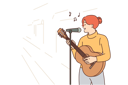 پیش‌نمایش فایل woman-musician-plays-guitar-10687563 از پک فعالیت افراد