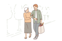 پیش‌نمایش فایل young-man-is-helping-elderly-woman-10687558 از پک فعالیت افراد