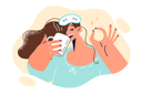 پیش‌نمایش فایل girl-is-drinking-coffee-10692310 از پک فعالیت افراد