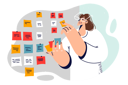 پیش‌نمایش فایل girl-is-making-task-schedule-10692301 از پک فعالیت افراد
