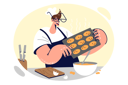 پیش‌نمایش فایل man-is-baking-cookies-10692315 از پک فعالیت افراد