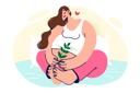 پیش‌نمایش فایل pregnant-woman-is-sitting-on-bed-10692335 از پک فعالیت افراد