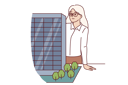 پیش‌نمایش فایل businesswoman-inspects-architectural-model-of-skyscraper-10994246 از پک فعالیت افراد