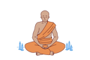 پیش‌نمایش فایل buddhist-manah-meditates-sitting-in-lotus-position-in-tibetan-temple-to-achieve-spiritual-harmony-10994124 از پک فعالیت افراد