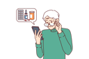 پیش‌نمایش فایل elderly-man-orders-medicines-for-home-delivery-using-mobile-phone-from-pharmacy-application-10994087 از پک فعالیت افراد