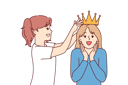 پیش‌نمایش فایل little-girl-places-crown-on-sisters-head-while-playing-princesses-from-ancient-kingdom-10994089 از پک فعالیت افراد