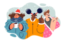 پیش‌نمایش فایل happy-children-in-winter-clothes-rejoice-at-first-snow-10993884 از پک افراد