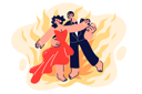 پیش‌نمایش فایل dancing-couple-performs-passionate-salsa-dance-10981013 از پک فعالیت افراد