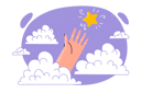 پیش‌نمایش فایل hand-is-trying-to-reach-star-located-in-sky-among-clouds-10981012 از پک فعالیت افراد