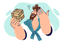 پیش‌نمایش فایل thoughtful-man-with-wooden-puzzle-scratches-head-trying-to-solve-difficult-problem-10981002 از پک فعالیت افراد