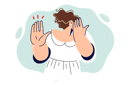 پیش‌نمایش فایل woman-victim-of-violence-covers-face-with-hand-and-shows-stop-gesture-10980999 از پک فعالیت افراد
