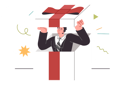 پیش‌نمایش فایل business-gift-with-man-inside-giant-box-decorated-with-red-bow-10980824 از پک فعالیت افراد