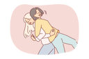 پیش‌نمایش فایل women-friends-fool-around-by-lifting-each-other-on-backs-and-laughing-to-stretch-spines-10980788 از پک فعالیت افراد