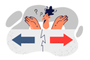 پیش‌نمایش فایل businessman-is-confused-under-two-choices-11098533 از پک متفرقه